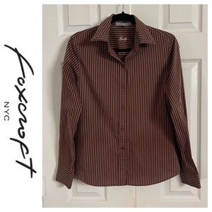 Foxcroft striped button down